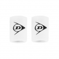 Dunlop Sweatband Wrist Logo Short white - 2 pieces